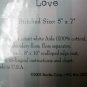 Bucilla Cross Stitch Kit Flowers Bloom in Love 5" x 7"