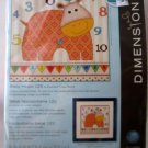 Dimensions Crafts Counted Cross Stitch Kit, Baby Hippo 123