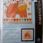 Dimensions Crafts Counted Cross Stitch Kit, Baby Hippo 123