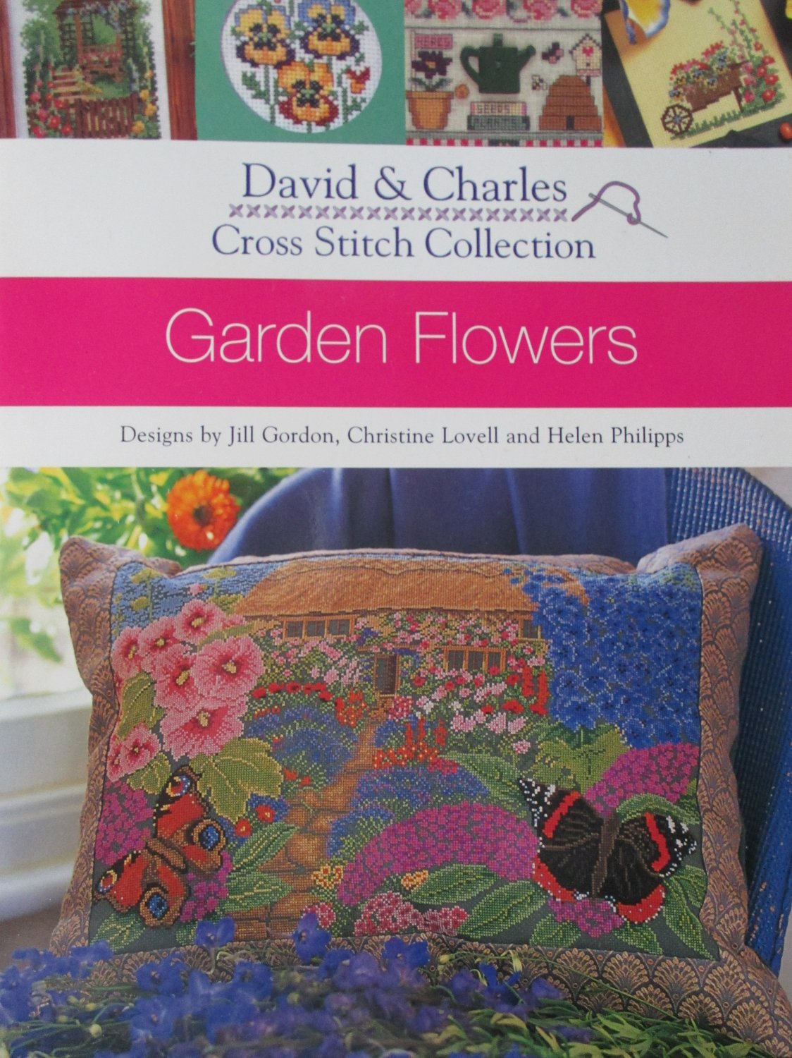 Garden Flowers Cross-Stitch pattern leaflet David ...