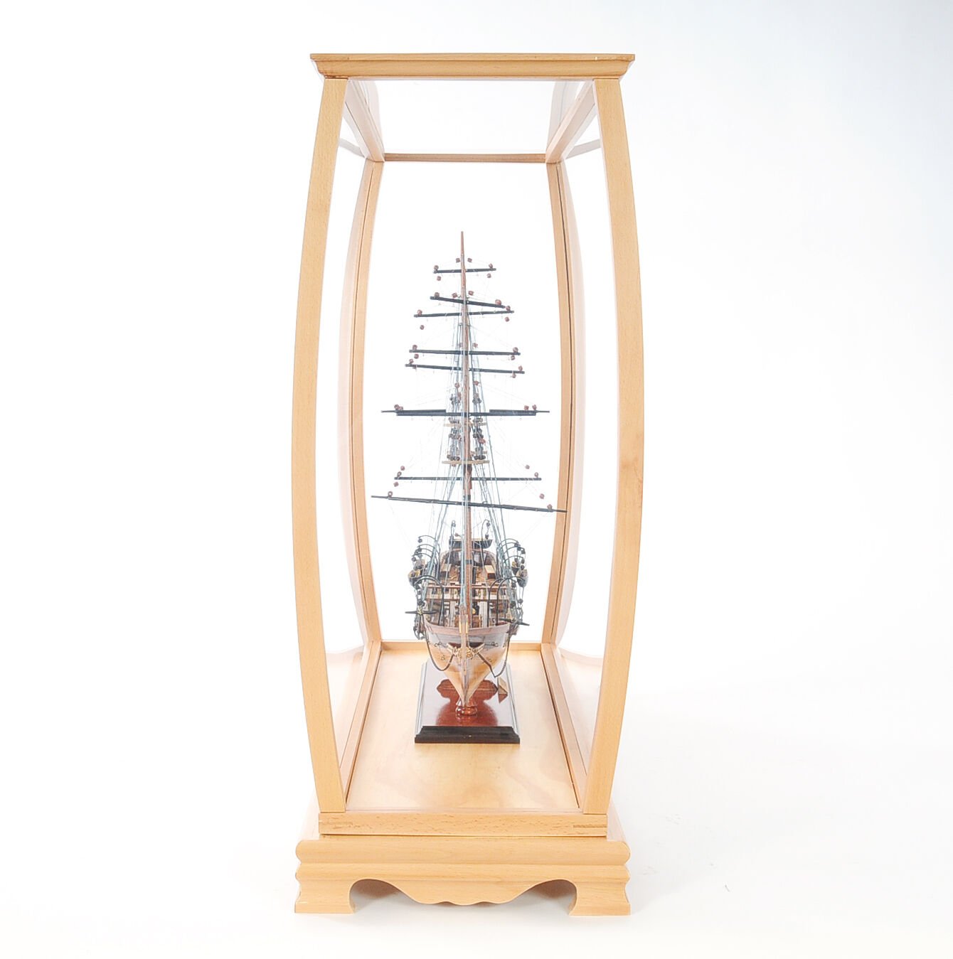 Display Case Wood And Acrylic Glass 36 Cabinet For Tall Ships Yachts