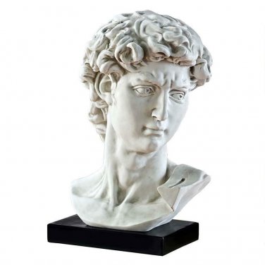 David 24.5"  Sculpture Replica  Bust By  Michelangelo