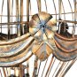 Steampunk Hot Air Balloon Unique Ceiling Lamps 41" Hanging Metal Model Assembled