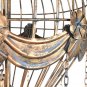 Steampunk Hot Air Balloon Unique Ceiling Lamps 41" Hanging Metal Model Assembled