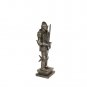 Medieval Guard Gothic Knight 15th-Century 18"  Suit of Armor Metal Statue