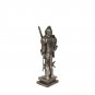 Medieval Guard Gothic Knight 15th-Century 18"  Suit of Armor Metal Statue