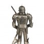 Medieval Guard Gothic Knight 15th-Century 18"  Suit of Armor Metal Statue