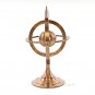 Antiqued Armillary Brass Globe Sphere Sundale 8.5" with Zodiac Signs