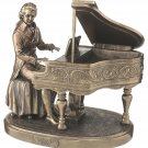 Famous Composers Wolfgang Amadeus Mozart Play Piano Cold Cast Bronze Statue