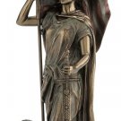 American Patriotic Lady Liberty Holding American Flag Bald Eagle 14.5/8" Statue
