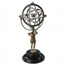 Antique 18H Centurty Atlas Armillary Holding by Greek Legendary God Titan