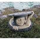 Art Deco Style The Dweller Below 10.5" Garden Statue By Artist Liam Manchester
