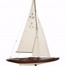 Dragon Olympic Racer Sailboat 30" Built Wood Yacht Assembled