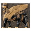 Ancient  Replica Assyrian Emire Winged Bull Wall Sculpture