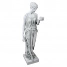 Ancient Greek Goddess of Youth Large 32" Garden Statue By Bertel Thorwaldsen