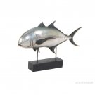 Silver Tuna 25" Desktop Statue By Anne Home