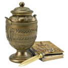 Ancient Egyptian Divine Cult of Sacred Apis Replica 11" Decorative Urn