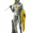 Ancient Greek Methology Jason With Golden Fleese 12.34" Cold Cast Pewter Statue