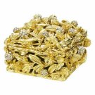 Luxury Gifts CORNELIA Gift Jewelry Box Gold Finish European Swarovski Crystals