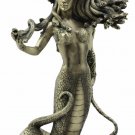 Mystical Greek Medusa Gorgona Bronze Finished Statue