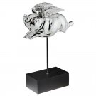 Most Unforgettable Cob Roller Award 11.5" Hand Finished Statue When Pigs Fly