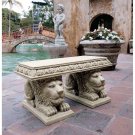 Replica Classic Grand Lions of St. John's Square  Sculptural Bench