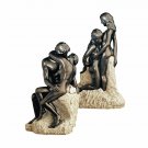 Art Deco Rodin Masterpiece Collection Of Two Statues The Kiss And Ashore
