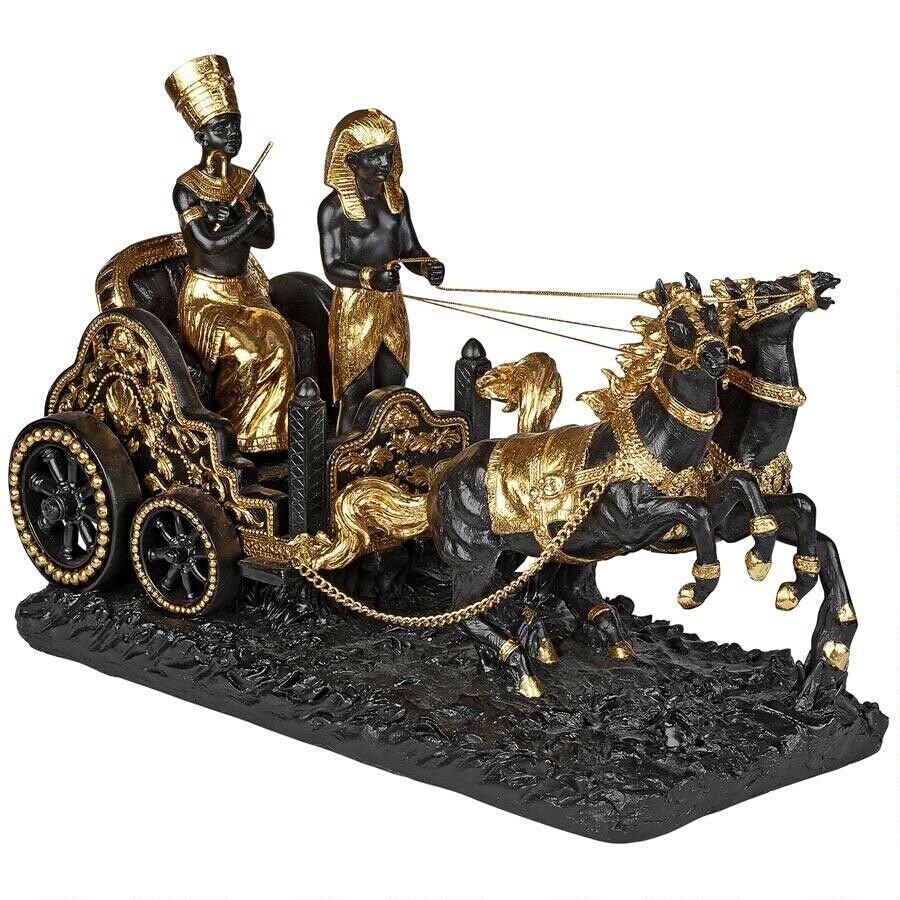 Egyptian Pharaoh Golden Chariot Procession 15.5