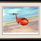 Yeager’s Conquest Famed X-1 Litho Roy Grinnell Signed Chuck Yeager & Artist Coa