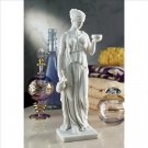 Ancient Greek Goddess of Youth 11.5" Bonded Marble Statue By Bertel Thorwaldsen