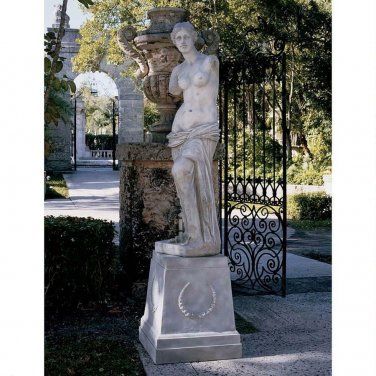 Greek Hellenistic Age 2nd B.C. Venus de Milo Replica Handmade 59" Garden Statue