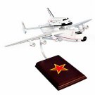 Airplane Russian Antonov AN225 with Space Orbiter Shuttle Buran 16.5" Wood Model