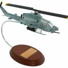USMC  Helicopter Bell AH-1W Super Cobra 14.50"  Wood Model Aircraft