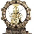 Steampunk Timepiece Bronze Vintage Generator Desktop Clock