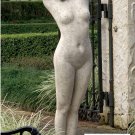Antiqued Goddess Harmonia Nude Handmade 66" Garden Statue Sculpture