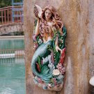 Mystical Melody's Cove Mermaid 29" Handcrafted Garden Wall Sculpture By Jaimy