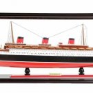 SS Normandie French Cruise Ship 41" Ocean Liner w/ Display Model Assembled
