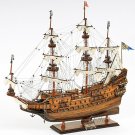 Vasa 1628 Wasa Swedish Tall Ship 30" Built Wood Model Sailoat Assembled