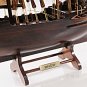 Dhow Boat With Triangular Sails 30.5"  Wood Model Ship Assembled