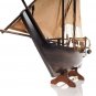 Dhow Boat With Triangular Sails 30.5" Wood Model Ship Assembled