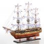 USS Constitution Tall Ship 38" Wooden W/ Copper Bottom E.E. Model Sailboat Assembled