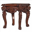 Antique Lord Raffles Grand Hall Lion Leg Side 26"  Hand-Carved MahoganyTable