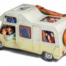 Italian Art Summer Happy Campers large 13.39" Car Model Sculpture Automobile