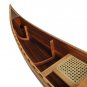Display HalfCanoe 9 ft Ft Cedar Strip Wood Boat  Assembled