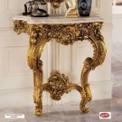 Rococo  Style  17C French Madame Antoinette 35" Console Table Faux Marble