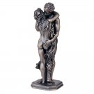 Passionate Embrace 15" Nude Bronze Finish Statue By Artist Kaleb Martyn