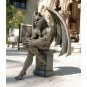 Medieval Gothic Guarding Gargoyle The Thinker  23.5"  Statue