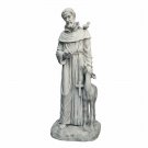 Antique Saint Francis of Assisi Patron Of Animals Large 37" Garden Statue