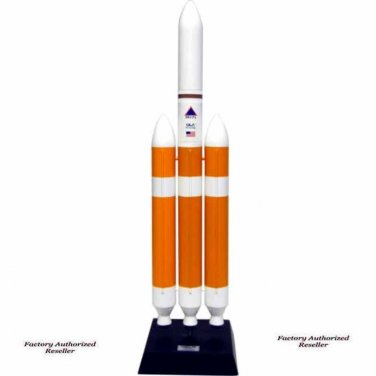 NASA Boeing Delta IV Rocket ES Heavy Historic Space Exploration 20" Wood Model Spacecraft