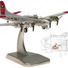 AIRPLANE  USAF B-17G FLYING FORTRESS ALUMINUM OVERCAST MODEL AIRCRAFT